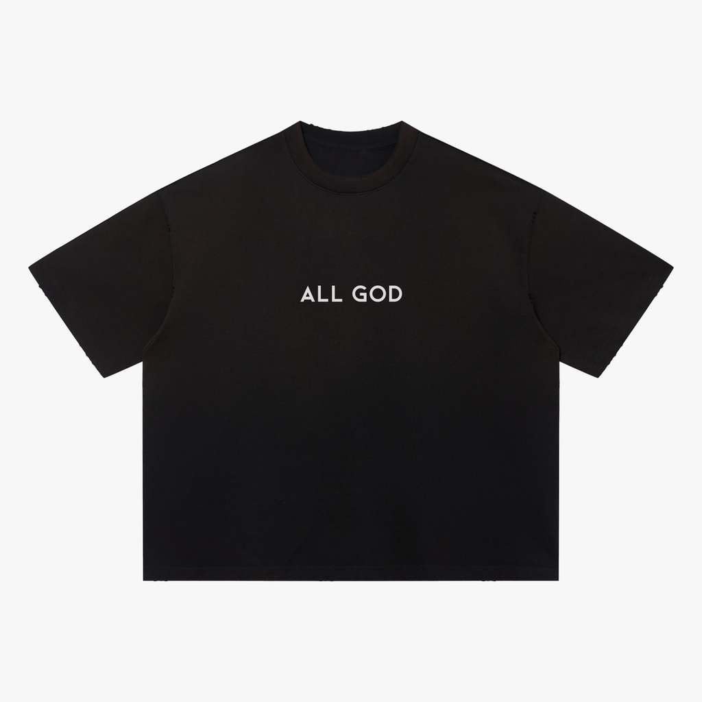 ALL GOD TEE black front