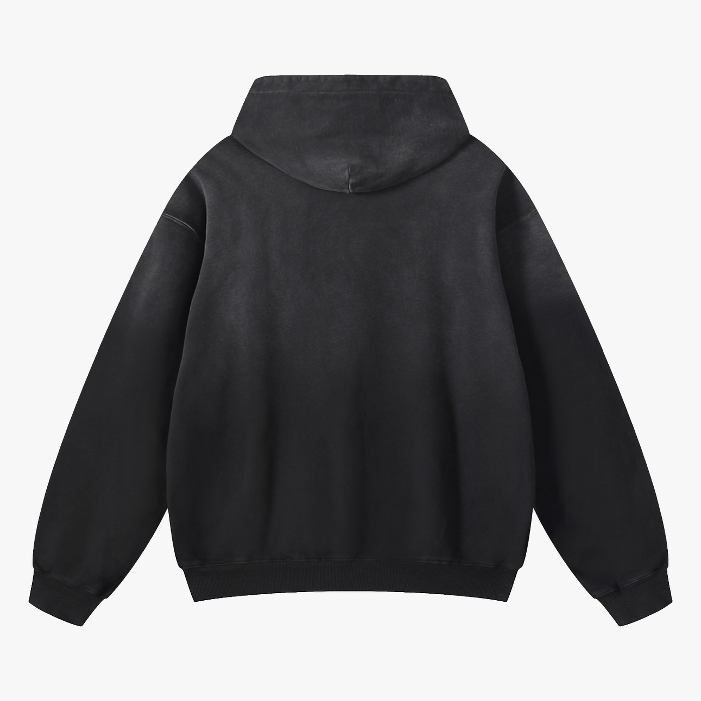 BRAND HOODIE black back