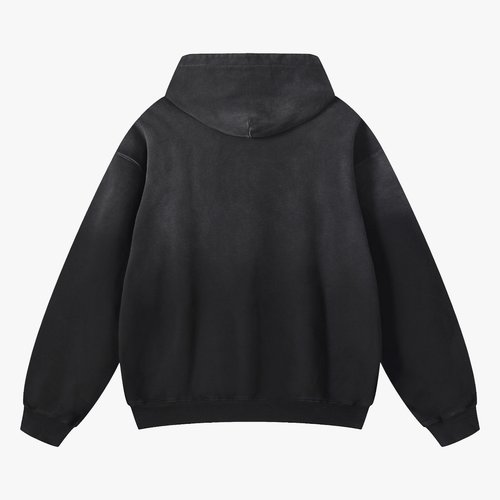 BRAND HOODIE black back