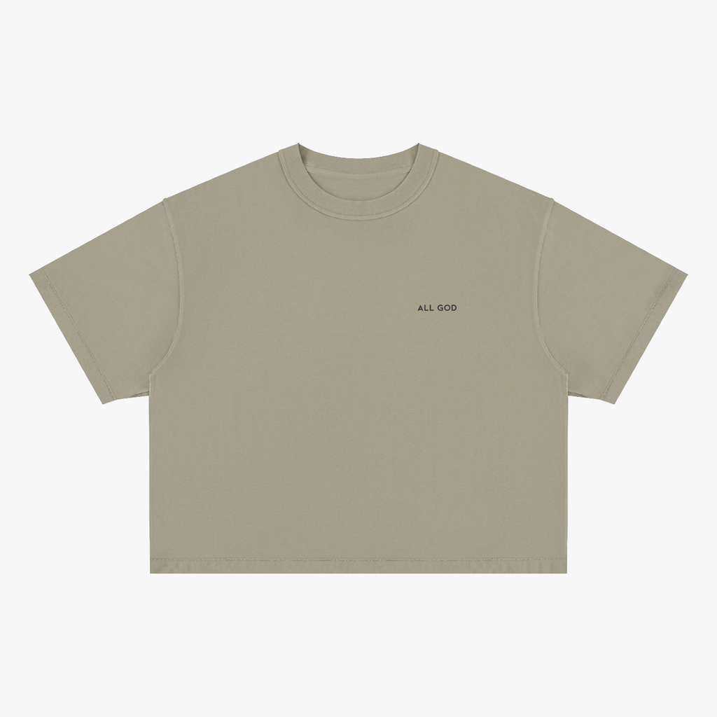 BRAND VINTAGE TEE beige front