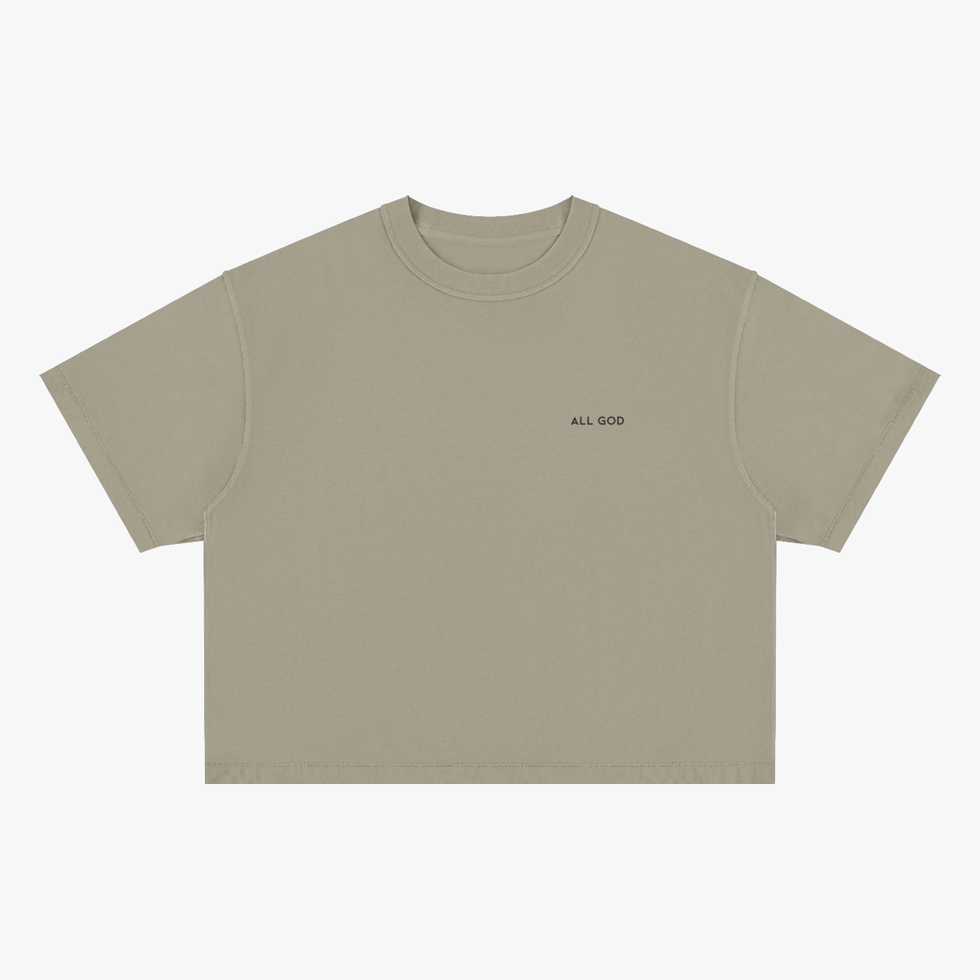 BRAND VINTAGE TEE beige front
